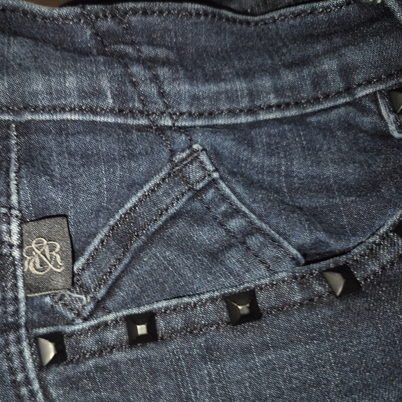 Rock & Republic Women's Dark Blue Jeans Size 8 - Picture 8 of 8